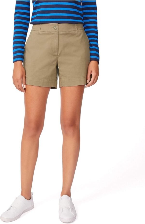 Women's Comfort Tailored Stretch Cotton Solid Short