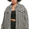Women's Coat, Fashionable Loose Women's Shirt, Lined, Available in Two Colors, Sizes XS - 5XL