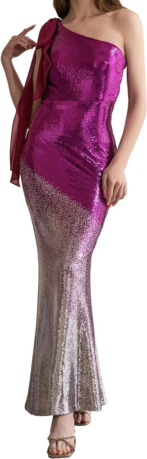 71ThiakFn3L._AC_SL1500.jpg Women's Asymmetric Ribbon Gradient Sequin Mermaid Long Prom Dress