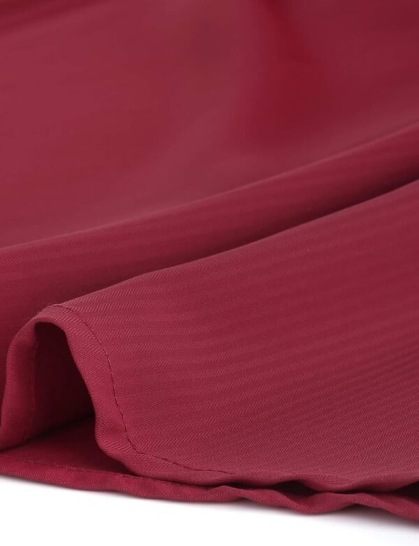 Women's Mandarin Collar Office Top Long Sleeve Button Down Shirt