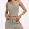 2 Piece Sets for Women Two Piece Summer Outfits Sweatsuits Fashion Shorts Lounge Tracksuits Comfy Trendy Clothes 2024