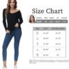 Women's Oversized T Shirts Fashion Long Sleeve Scoop Neck Top Shirts Loose fit Comfy Tees with Pockets