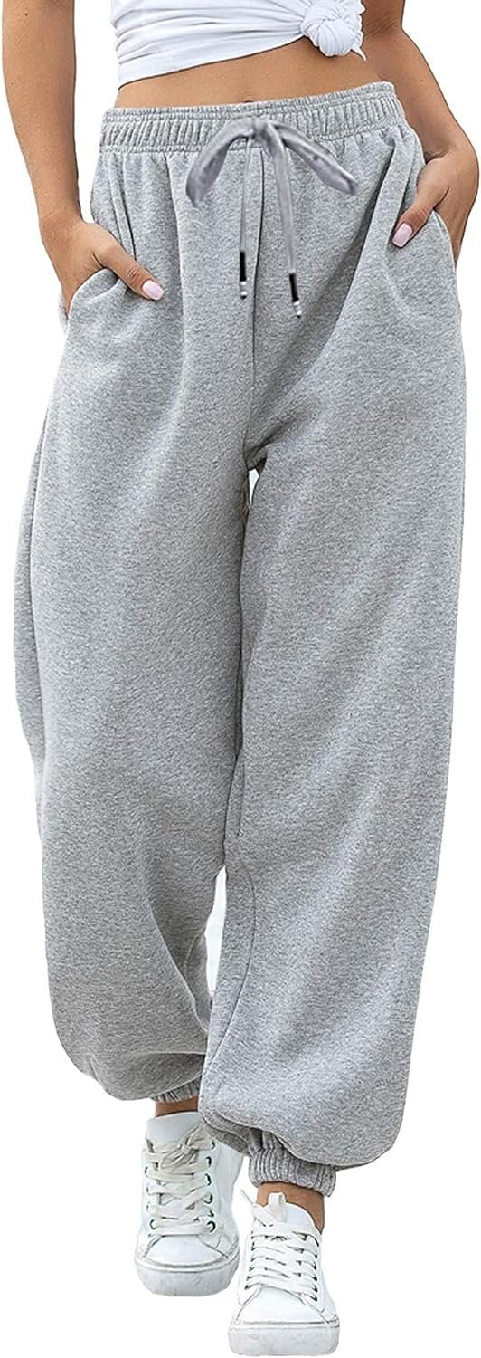Bottom Sweatpants for Women with Pockets