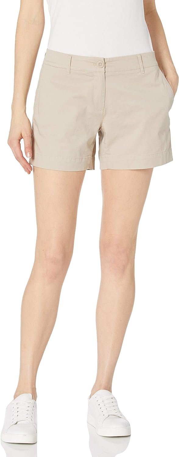 Women's Comfort Tailored Stretch Cotton Solid Short