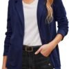 71bVAMhQrsL._AC_SL1500.jpg Womens Casual Work Office Blazer Open Front Long Sleeve Cardigan Jacket