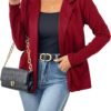 71ccmldFN9L._AC_SL1500.jpg Womens Casual Work Office Blazer Open Front Long Sleeve Cardigan Jacket