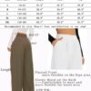 71kCjUdepoL._AC_SL1500.jpg Women's Wide Leg Pants High Elastic Waisted Long Straight Casual Pant Fashion Loose Trousers