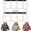 Women's Summer 2 Piece Outfits Lounge Sets Ribbed Knit Short Sleeve Loose Top and Bodycon Shorts Pajamas Set 2024