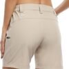 Women's Hiking Cargo Shorts Stretch Golf Active Shorts Outdoor Summer Shorts with Pockets Water Resistant