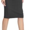 Women's Elastic Waist Stretch Bodycon Midi Pencil Skirt