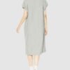 Round Neck, 100% Cotton, 9.4 oz, Script Logo, Reverse Weave Dress, Women's, Casual