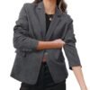 Womens Casual Business Fashion Blazer Work Professional Buttons Suit Jacket with Pockets