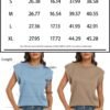 Women's Sleeveless Summer Tops Casual Trendy T Shirts Basic Trendy Cute Cap Sleeve Tee Shirts 2024