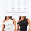 Womens Off The Shoulder Tops Sleeveless Shirts Going Out Crop Tank Tops Slim Fitted Y2K Summer Outfits 2024