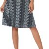 Women's Ruched Waist Stretchy Flared Yoga Skirt High Waist Midi Skirt for Women, 14, Large