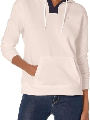 Women's Classic Fit Split Neck Hoodie