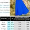 Women Plus Size Maxi Skirt Vintage High Waist Long Skirt with Pockets