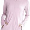 Women's Full Zip UPF 50+ Sun Protection Hoodie Jacket Long Sleeve Sun Shirt Hiking Outdoor Performance with Pockets