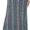 Women's Stylish Spandex Comfy Fold-Over Flare Long Maxi Skirt, 17, X-Large