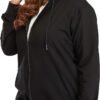 Women's Plus Size Full Zip-Up Hoodie Jacket Cotton Sweatshirt