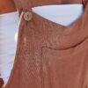 Womens Jumpsuits Overalls Wide Leg Casual Summer Outfits Rompers Jumpers Sleeveless Straps With Pockets 2024