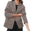 Womens Casual Business Fashion Blazer Work Professional Buttons Suit Jacket with Pockets