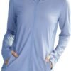 Women's Full Zip UPF 50+ Sun Protection Hoodie Jacket Long Sleeve Sun Shirt Hiking Outdoor Performance with Pockets