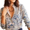 81_cjJkKScL._AC_SL1274.jpg Blouses for Women Fashion, Casual Long Sleeve Button Down Shirts Tops, XS-3XL