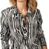81_dLUOLmpL._AC_SL1500.jpg Blouses for Women Fashion, Casual Long Sleeve Button Down Shirts Tops, XS-3XL