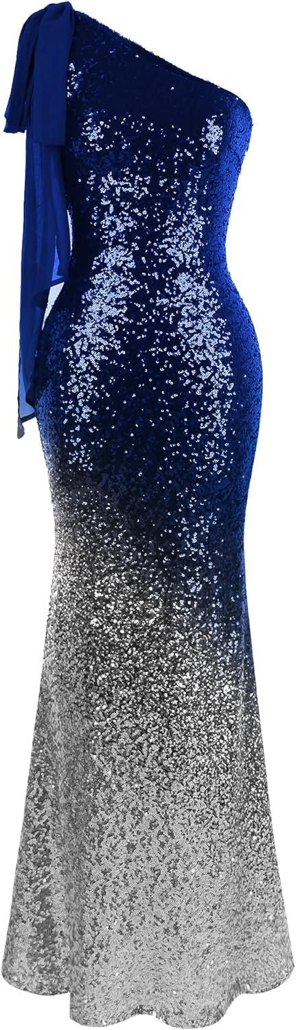 81gg786OpbL._AC_SL1500.jpg Women's Asymmetric Ribbon Gradient Sequin Mermaid Long Prom Dress