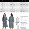 Women House Dress Snap Front Nightgown 3/4 Sleeve Housecoat Duster Robe with Pockets Moomoo Patio Dress
