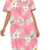 House Dresses  for Women with Pockets  Dresses Short Sleeve for Women Nightgown Lounge Dress