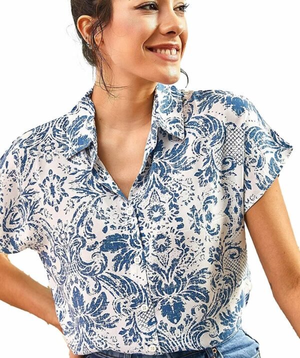 81u1o8PS2eL._AC_SL1409.jpg Blouses for Women Fashion, Casual Long Sleeve Button Down Shirts Tops, XS-3XL