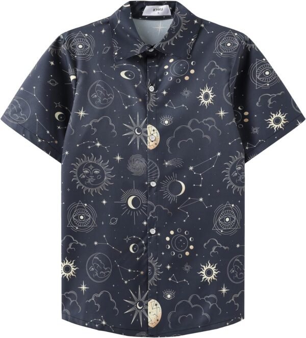 Women’s Button Down Hawaiian Shirt Casual Fashion Shirts Summer Blouses