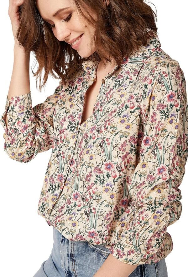 91-E3SQfLML._AC_SL1500.jpg Blouses for Women Fashion, Casual Long Sleeve Button Down Shirts Tops, XS-3XL