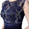 Womens Formal Ruched Ruffles Evening Prom Wedding Party Maxi Dress