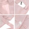 2023 Blazers for Women Business Casual Outfits Fashion Dressy Long Suit Jacket Office Belted Blazer Dress Work